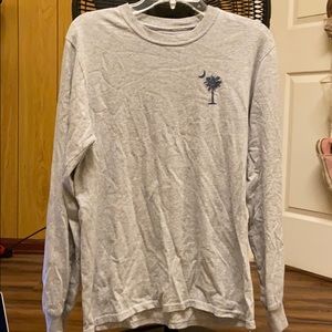 Grey long sleeve T-shirt